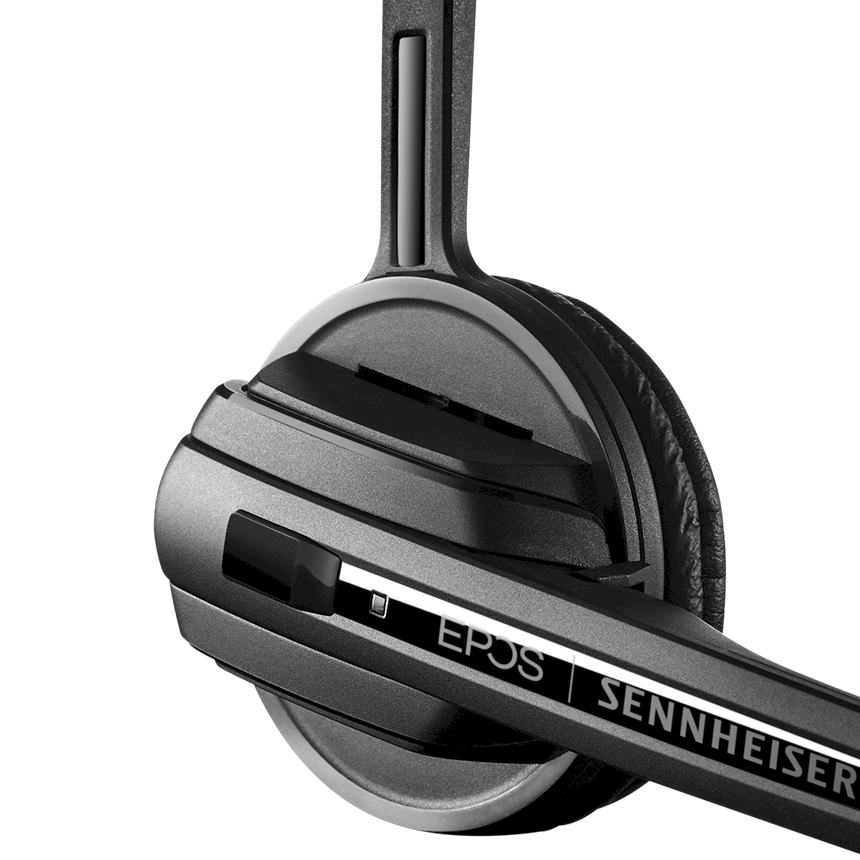 Another close-up of the Sennheiser IMPACT D 10 wireless headset